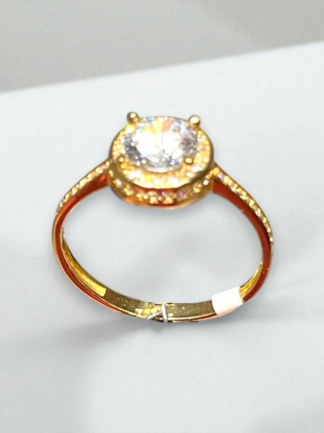 14 Ayar Altın Taşlı Fantezi Yüzük - 4