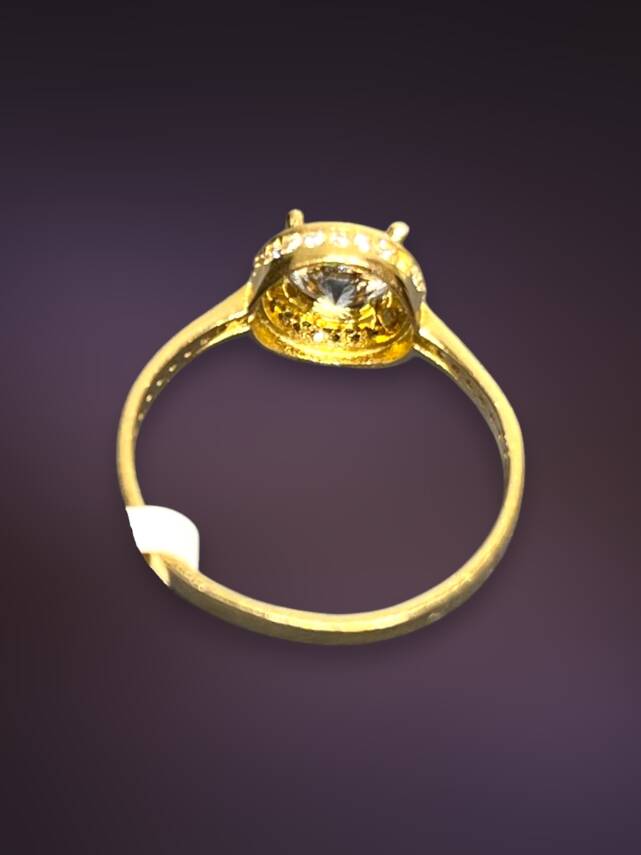 14 Ayar Altın Taşlı Fantezi Yüzük - 7