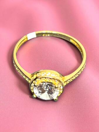 14 Ayar Altın Taşlı Fantezi Yüzük - 6