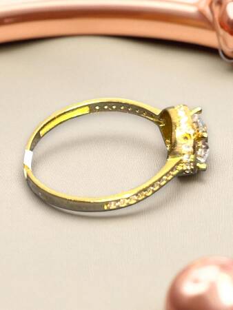 14 Ayar Altın Taşlı Fantezi Yüzük - 5