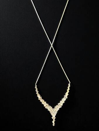 14 Ayar Altın Taşlı Kolye - 5