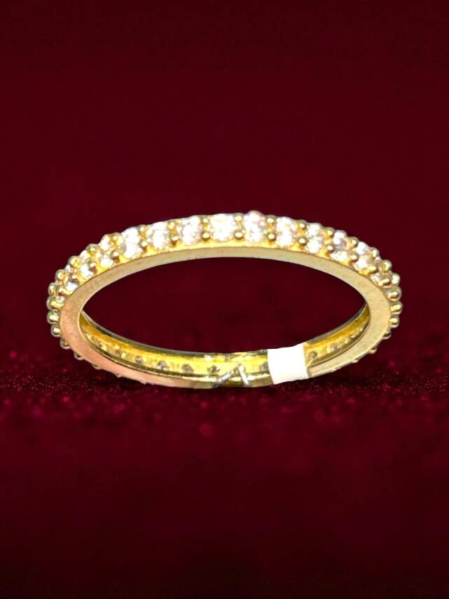 14 Ayar Altın Taşlı Tamtur Yüzük - 1