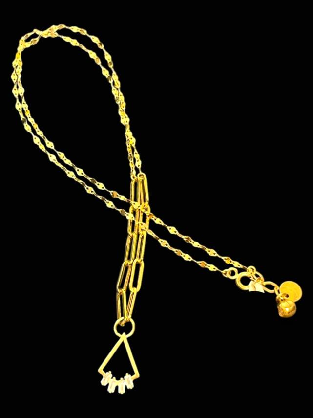 14 Ayar Altın Kolye - 4