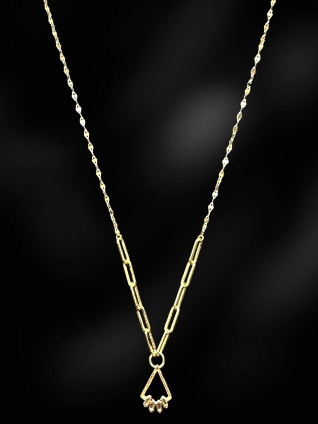 14 Ayar Altın Kolye - 3