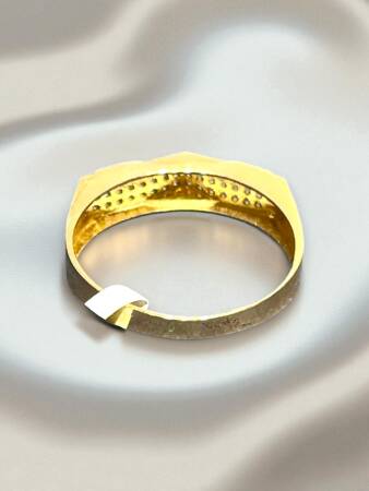 14 Ayar Altın Taşlı Yüzük - 6