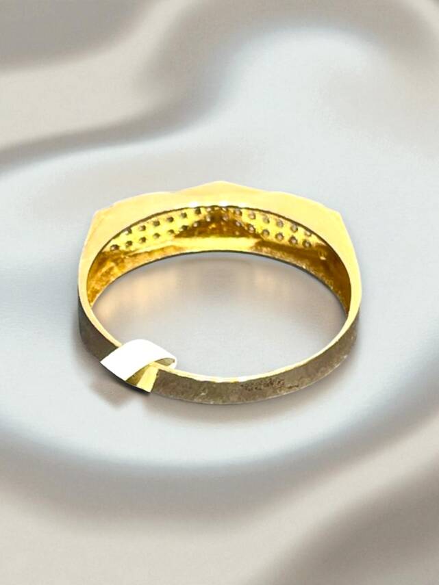 14 Ayar Altın Taşlı Yüzük - 6