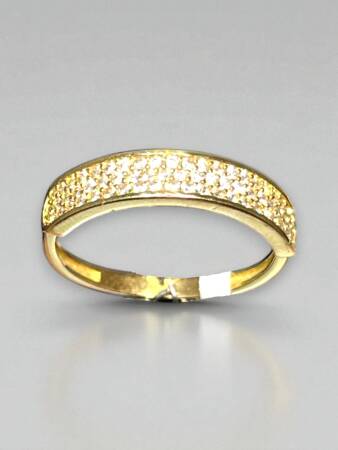 14 Ayar Altın Taşlı Yüzük - 5