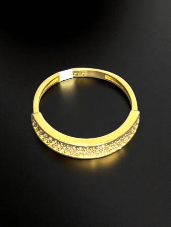 14 Ayar Altın Taşlı Yüzük - 4