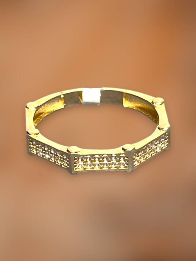 14 Ayar Altın Taşlı Yüzük - 1