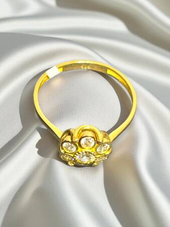 14 Ayar Altın Taşlı Yüzük - 7