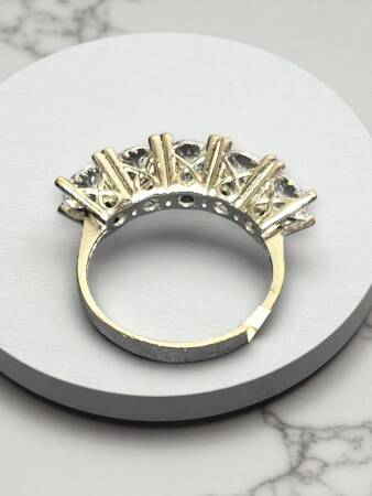 14 Ayar Altın Tektaş Yüzük - 5