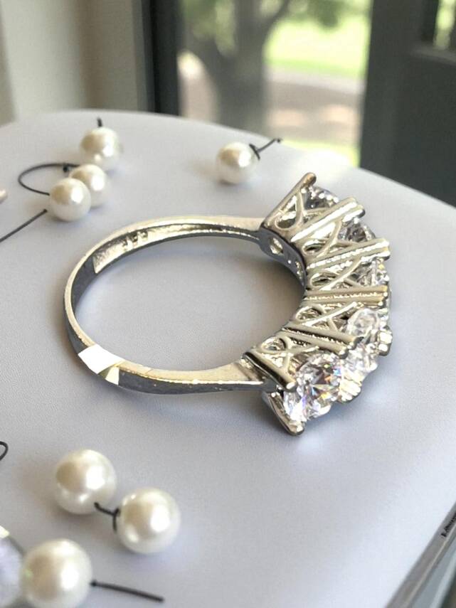 14 Ayar Altın Tektaş Yüzük - 4