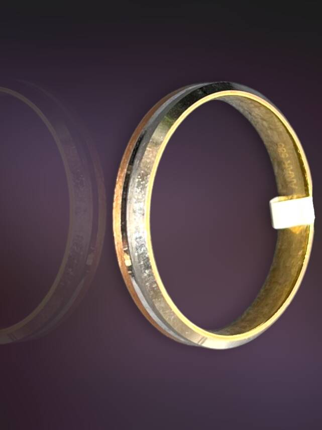 14 Ayar Altın Unisex Alyans - 3