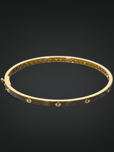 14 Ayar Altın Vida Kelepçe - 1