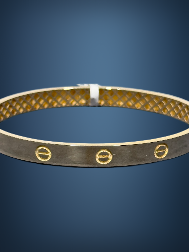 14 Ayar Altın Vida Kelepçe - 1