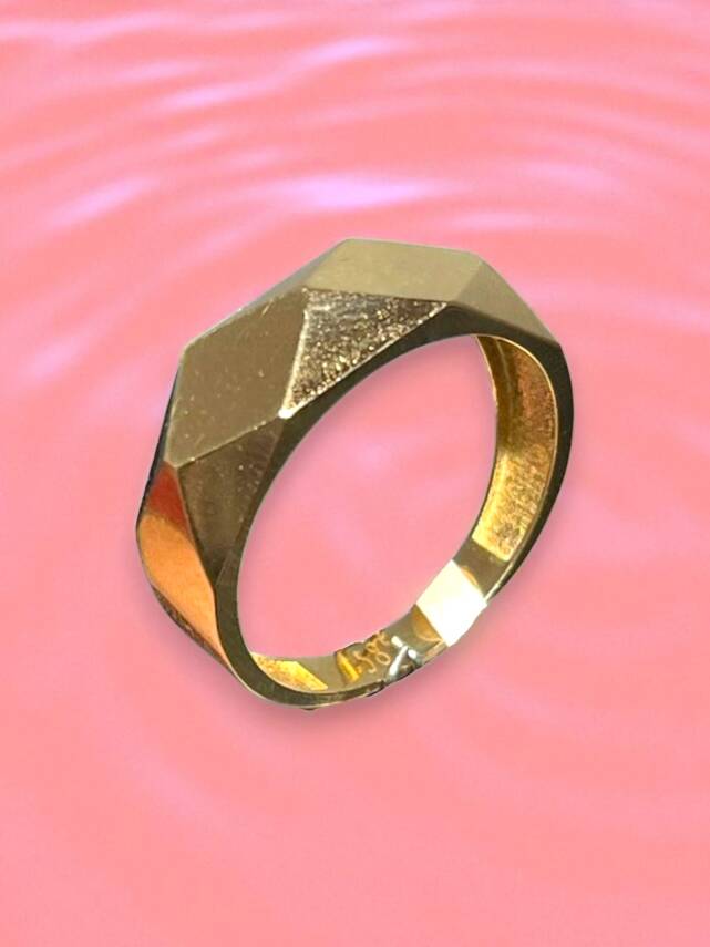 14 Ayar Altın Modelli Yüzük - 7