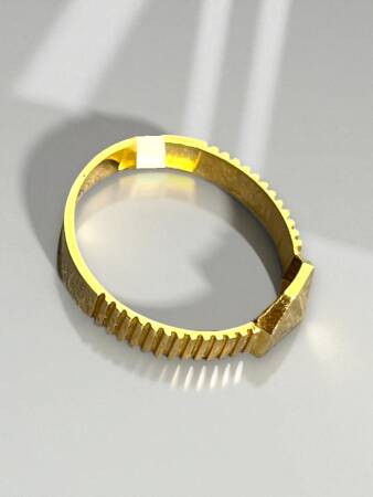 14 Ayar Altın Modelli Yüzük - 3