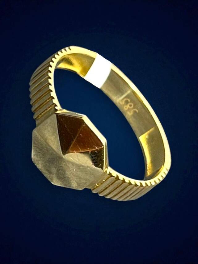 14 Ayar Altın Modelli Yüzük - 6