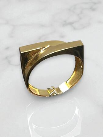 14 Ayar Altın İkili Sarmal Yüzük - 2