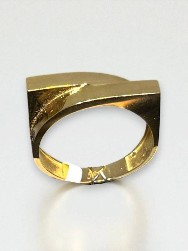 14 Ayar Altın İkili Sarmal Yüzük - 6