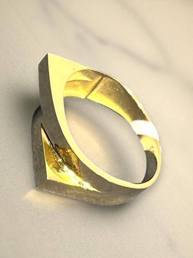 14 Ayar Altın İkili Sarmal Yüzük - 3