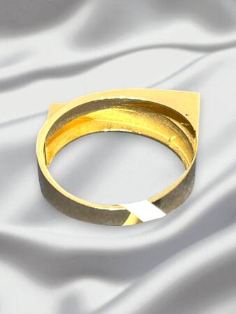 14 Ayar Altın İkili Sarmal Yüzük - 8