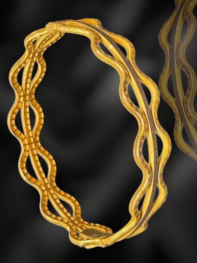 14 Ayar Zikzak Ajda Kelepçe - 5