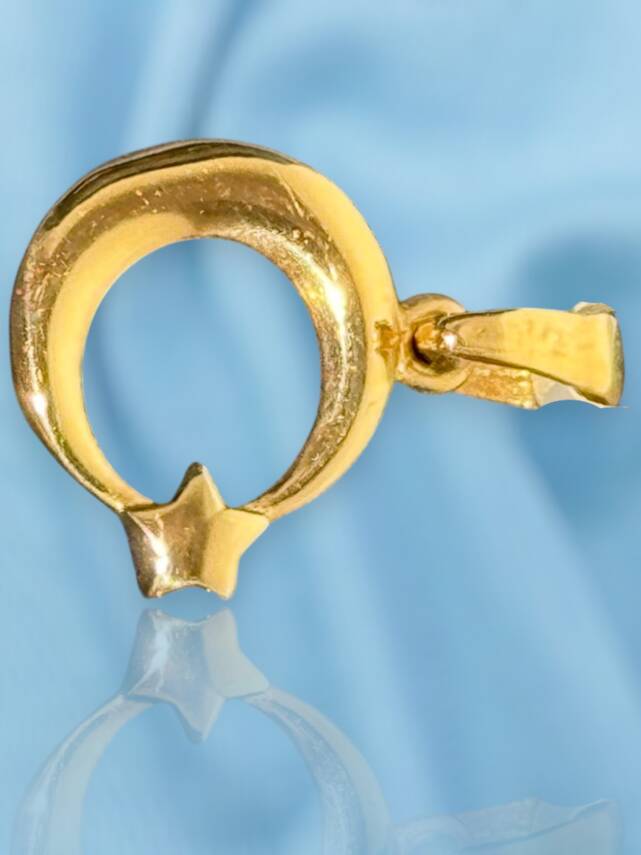 14 Ayar Ay Yıldız Kolye Ucu - 2