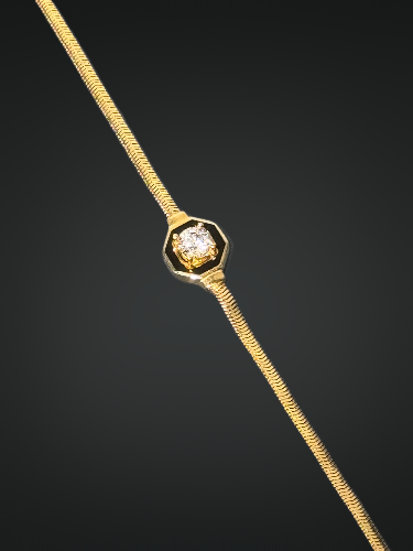 14 Ayar Çağla Model Altın Bileklik - 1