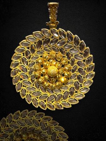 14 Ayar Dorikalı Kolye Ucu - 