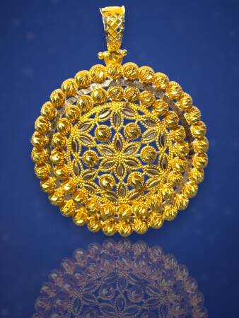 14 Ayar Dorikalı Kolye Ucu - 