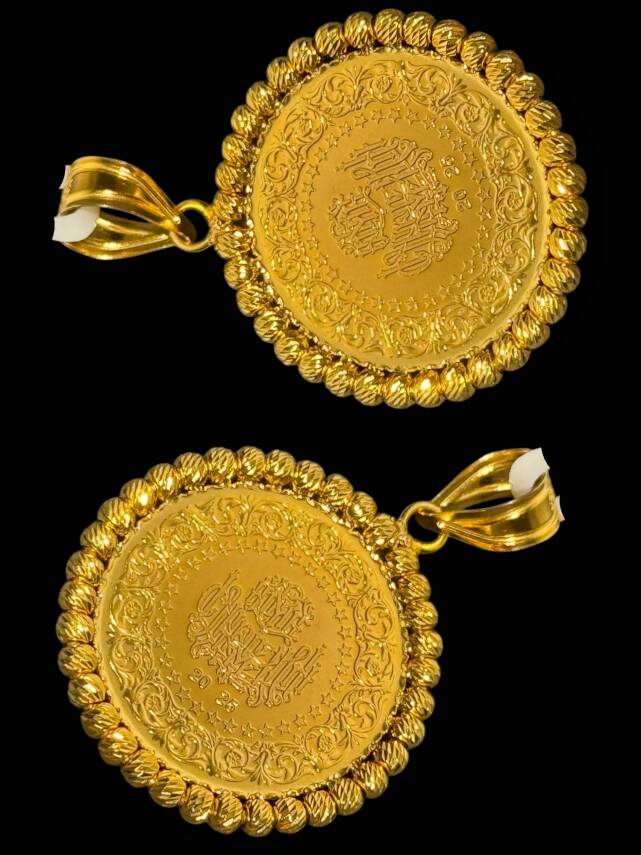 14 Ayar Dorikalı Yarım Altın Kolye Ucu - 3