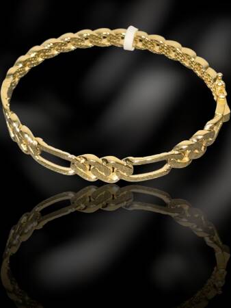 14 Ayar Figaro Kelepçe - 2