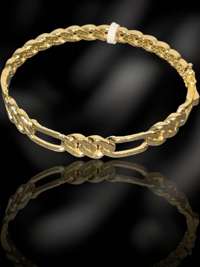 14 Ayar Figaro Kelepçe - 2