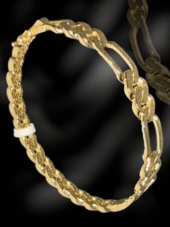 14 Ayar Figaro Kelepçe - 4