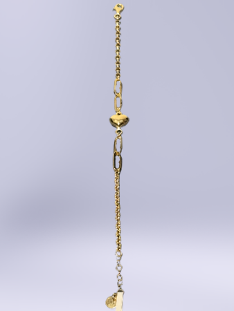 14 Ayar Kalpli Altın Bileklik - 