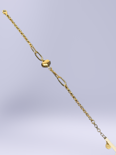 14 Ayar Kalpli Altın Bileklik - 5