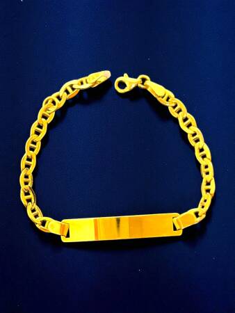 14 Ayar Plakalı Altın Çocuk Künyesi - 2