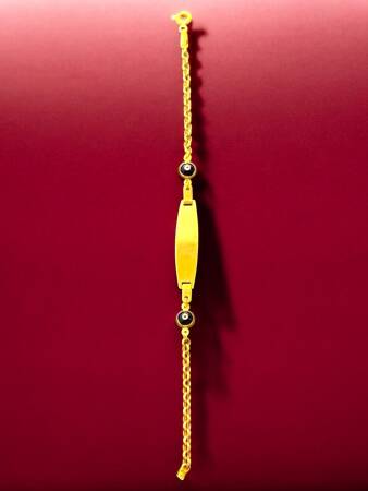 14 Ayar Plakalı Altın Çocuk Künyesi - 2