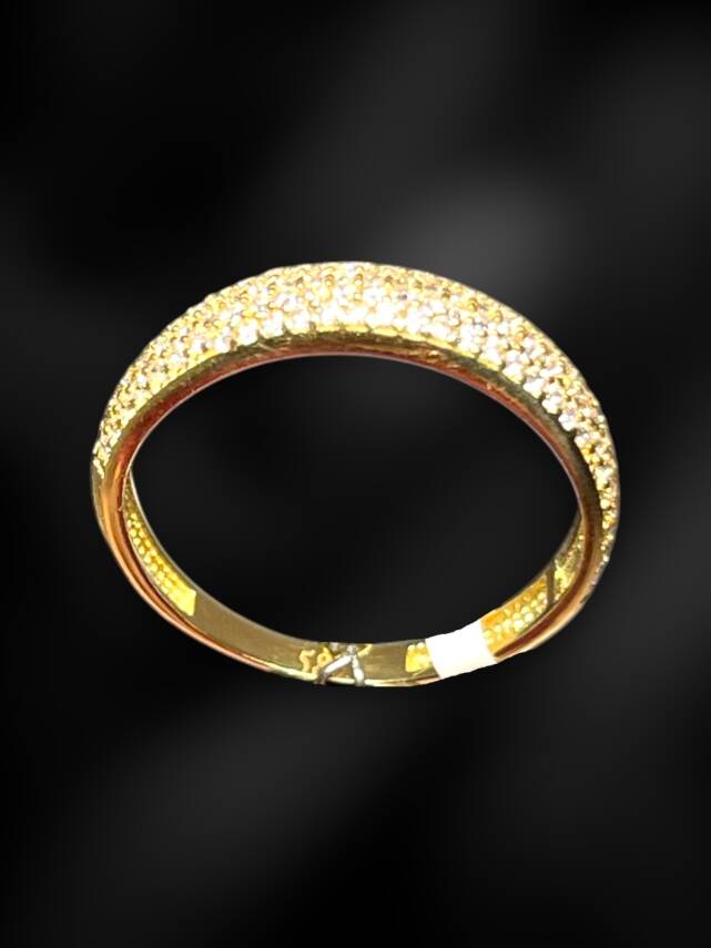 14 Ayar Taşlı Altın Yüzük - 2