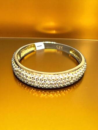 14 Ayar Taşlı Altın Yüzük - 