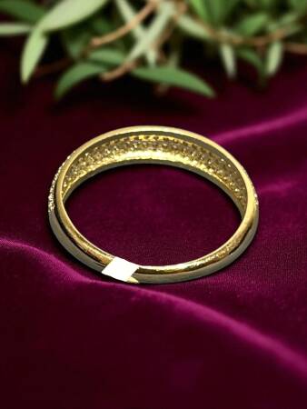 14 Ayar Taşlı Altın Yüzük - 7