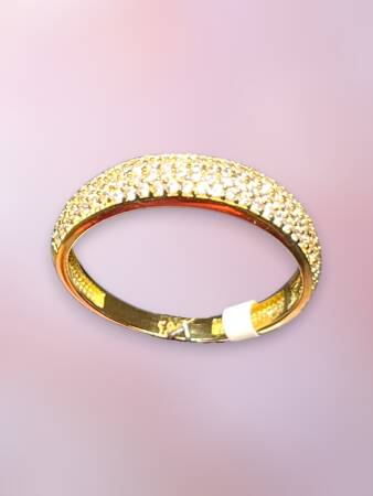 14 Ayar Taşlı Altın Yüzük - 6