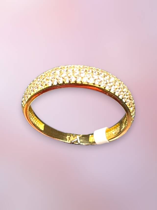 14 Ayar Taşlı Altın Yüzük - 6