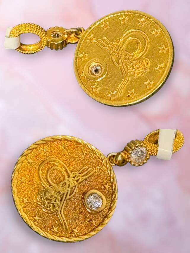 14 Ayar Tuğra Kolye Ucu - 3