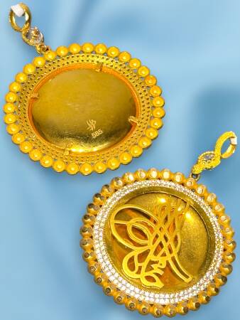 14 Ayar Tuğra Kolye Ucu - 2