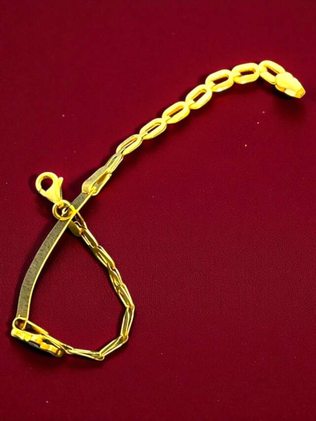 14 Ayar Unicorn Figürlü Altın Plaka Çocuk Künyesi - 7