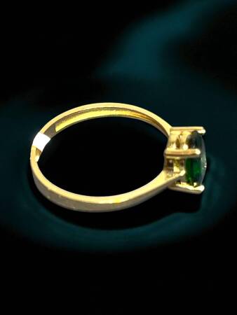 14 Ayar Opal Taşlı Altın Yüzük - 6