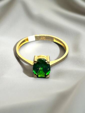 14 Ayar Opal Taşlı Altın Yüzük - 