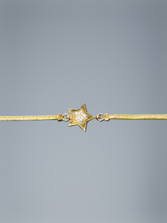 14 Ayar Yıldızlı Altın Bileklik - 2